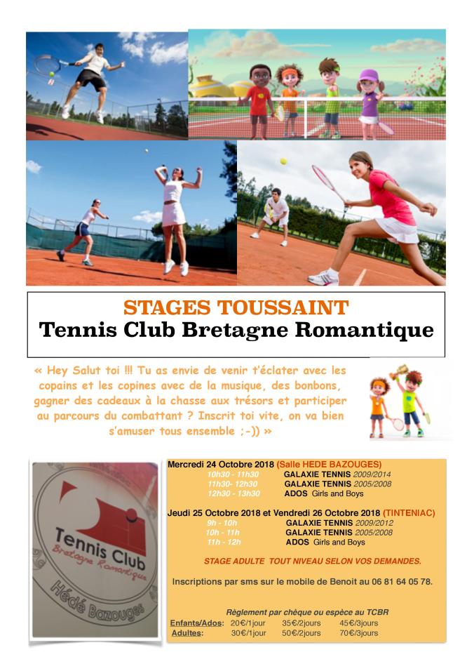 2018-10 Stages Toussaint